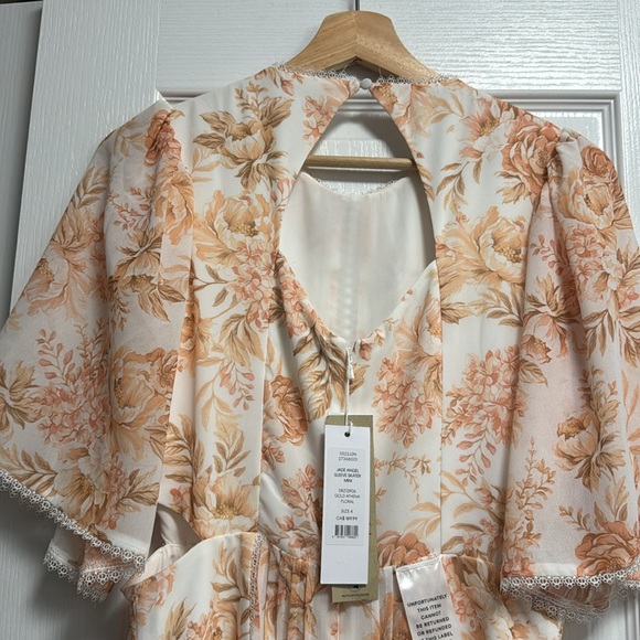 Brand New Ever New Jade Angel Sleeve Skater Mini - Picture 10 of 11